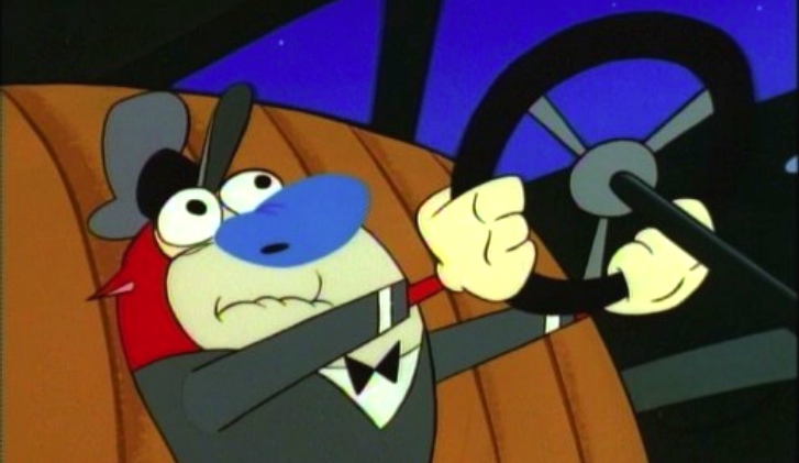 Ren and Stimpy - driving