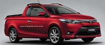 Toyota Vios Pickup Rendered