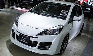 Toyota Vitz RS G Sports Showing Its New Face at Tokyo Salon