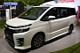 Toyota Voxy Showing Off at 2013 Tokyo Show