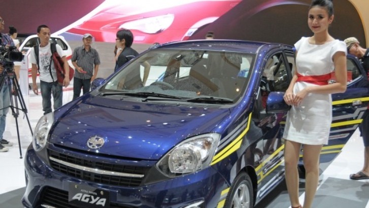 Toyota Agya at the 2013 Indinesian Motor Show
