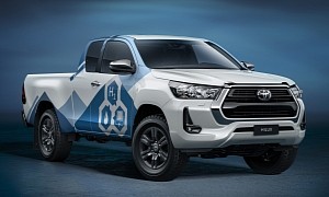 Toyota Working on Hydrogen-Powered Hilux Pickup, Testing Starts in 2023