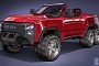 Toyota XR5 6x6 Pickup Truck Rendering Was Dreamed Up by a Ten-Year-Old