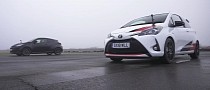 Toyota Yaris GRMN Drag and Roll Races GR Yaris, Gets Destroyed So Many Times