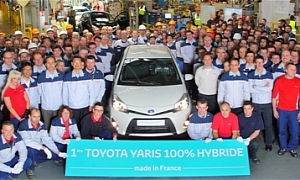 Toyota Yaris Hybrid Production Starts in France
