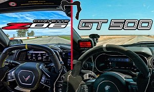 Track Battle: Chevy Corvette Z06 Faces the Ford Mustang GT500 – Which One's Faster?