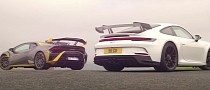 Track Battle: Lamborghini Huracan STO VS Porsche 911 GT3