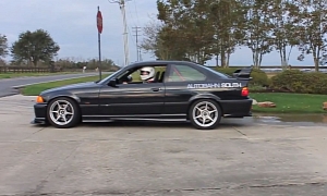 Track Ready BMW E36 M3 Out on a Stroll on City Streets