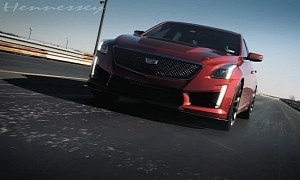 Track Visit Proves Cadillac's CTS-V Isn't Obsolete Yet in Hennessey HPE1000 Form
