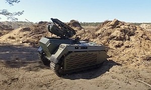 Tracked Ground Drone Can Spy on Enemy Position From Where They Least Expect It