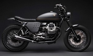 Tractor 04 Is No Agricultural Workhorse, But a Custom Moto Guzzi V7 Soaked in Elegance