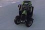 Tractor Sets New Guinness World Speed Record of 130 KM/H on Ice in Finland