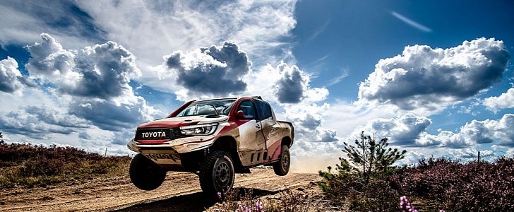 Toyota Gazoo Racing Hilux V8 Dakar pickup truck