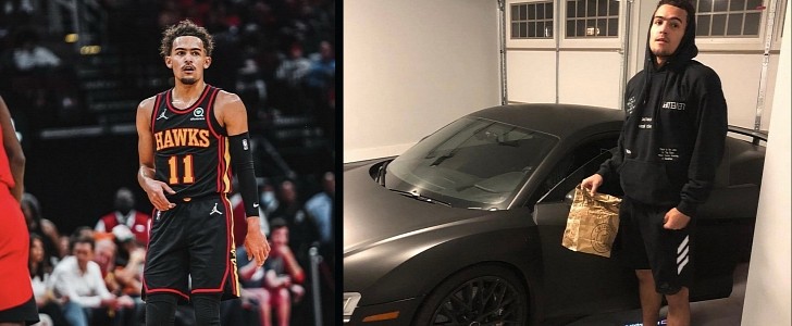 Trae Young's Audi R8 V10