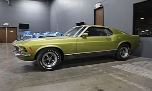 Trailer Queen Alert: 1970 Ford Mustang Mach 1 428 Cobra Jet Barely Moved On Its Own