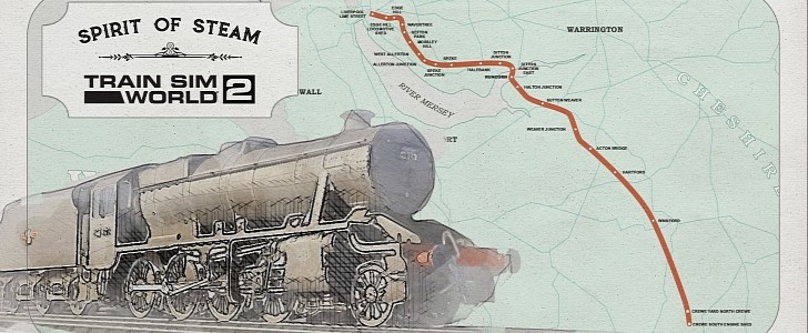 Train Sim World 2: Spirit of Steam key art
