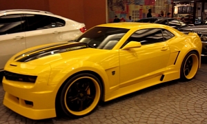Transformers Camaro with Extreme Body and Wheels in Dubai