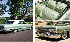 Travis Barker Takes His Custom '63 Impala Out, and It's a Stunner