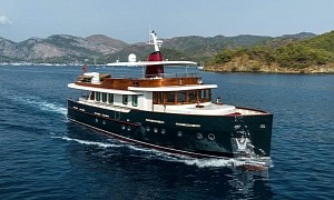 New Trawler-Inspired Yacht Sports a Beautiful Neo-Classical Design