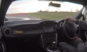 TRD Toyota GT 86 Drifting On-Board Action