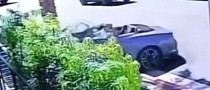 Tree-Hugging Ford Mustang Caught on CCTV, Stupid Crash Is Stupid