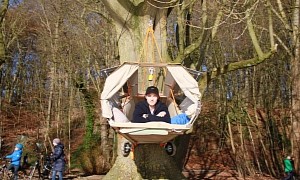 Tree Trailer Glamping Habitat Will Have You Sleeping One Step Closer to the Moon