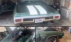 Triple Green 1970 Chevrolet Chevelle SS 454 Comes With Two Engines, Stunning Looks