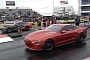 Triple Stallion Drags: Ultra-Modded Ford Mustangs Battle, Someone Can't Hold It Together