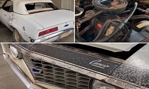Triple-White 1969 Chevrolet Camaro Parked for 41 Years Is Surprisingly Original