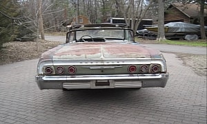 Triple White Super Sport: 1964 Chevy Impala SS Convertible Needs Total Restoration