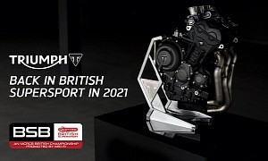 Triumph Goes Back to British Racing, to Enter Racing Championship in 2021