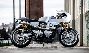Triumph Thruxton 1200 R “Bullet” Is a Bespoke Tribute to Swiss Watchmakers