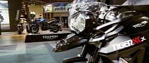 Triumph Tiger XCx and XRx Prepping for Adventure at EICMA 2014 <span>· Live Photos</span>