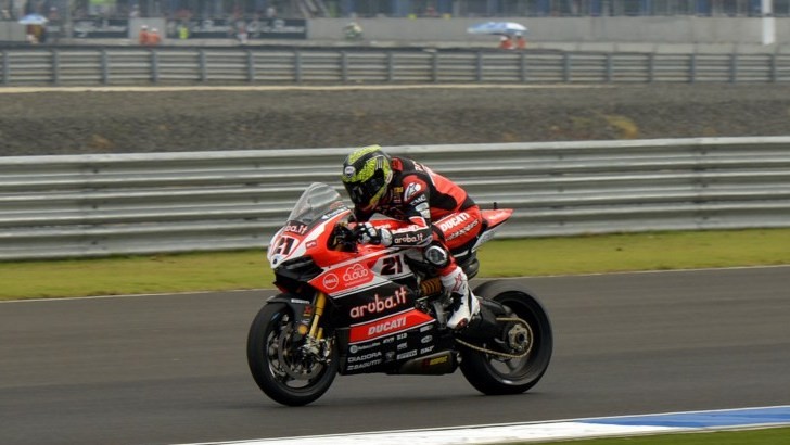 Troy Bayliss at the Chang circuit in Thailand 2015