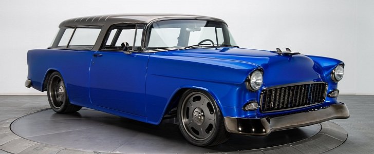 TruBlue Pearl 1955 Chevrolet Bel Air Nomad “Muscle Wagon” 