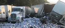 Truck Carrying Beer Involved in Florida Pile-Up Creates the Largest Open Bar in the World