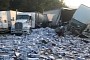 Truck Carrying Beer Involved in Florida Pile-Up Creates the Largest Open Bar in the World