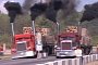 Truck Drag Racing in Canada Involves Rolling Coal and 71 Tons of Wood