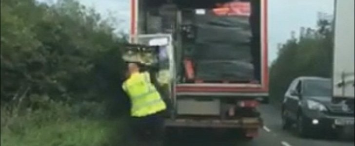 Truck driver is hit in the head by packed trolley he had failed to secure