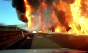 Truck Explosion in China Sets Highway on Fire