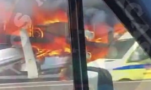 Truck Loaded With New Teslas Catches Fire in Portugal, Reigniting an Old Discussion