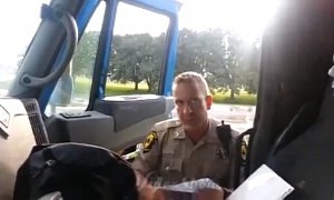 Trucker Pulls Cop Over to Teach Him a Lesson