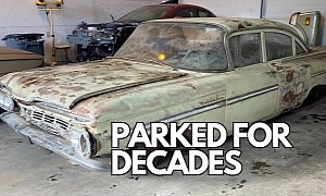 True Barn Find: Dusty 1959 Chevrolet Bel Air Emerges After Decades in Storage