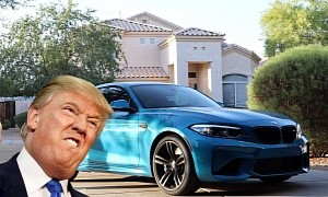 Trump Takes Time to Review a BMW M2 in Funny Impersonating Sketch