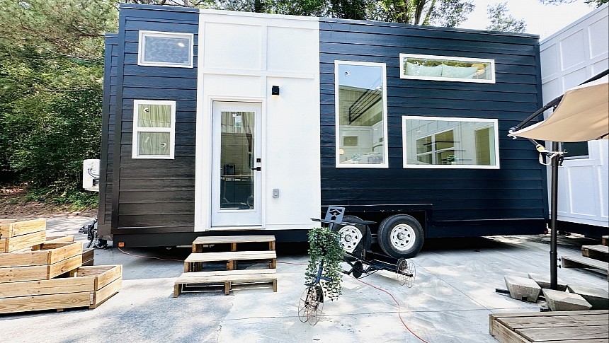 This 24-foot luxury tiny home is packed with style and function
