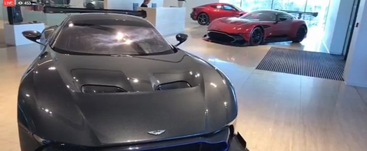 Vlogger Trying to Sell $5M Aston Martin Vulcan On Facebook Live