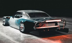 Tubed Chassis 1971 Plymouth Cuda Feels Beyond “MALICIOUS” in Slammed CGI