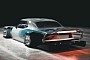Tubed Chassis 1971 Plymouth Cuda Feels Beyond “MALICIOUS” in Slammed CGI