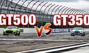 Tuned 2020 Ford Mustang Shelby GT500 Races Boosted GT350, Destruction Is Total