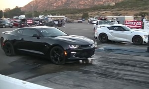 Tuned 2020 Toyota GR Supra Smokes 2018 Camaro SS for an Absurdly Easy Win